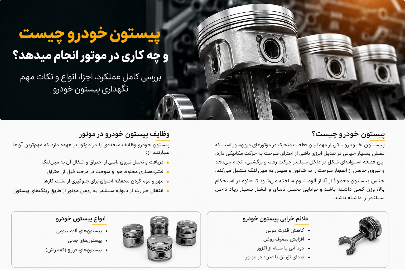 پیستون خودرو